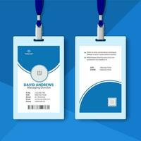 Modern and clean business id card and Student identity card template design and Employee Identity Card vector