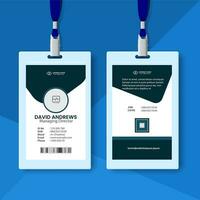 Modern and clean business id card and Student identity card template design and Employee Identity Card vector