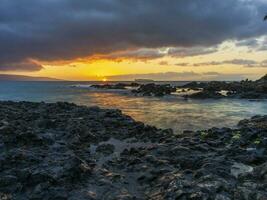 Sunset in South Maui photo