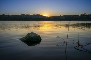 Dawn on a California Lake photo