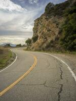 Southern California mountain road photo