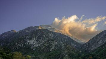 Morning Mountain Clouds photo