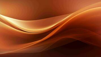 AI generated Simple mystic bronze color wavy abstract background photo