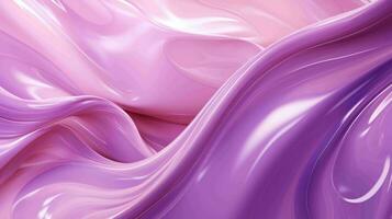 AI generated Lavender Blue Color liquid and fluid background photo