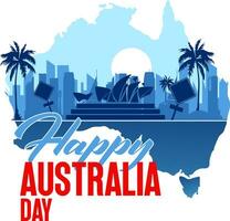 Happy Australia Day, January 26th vector Illustration concept