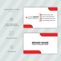 Professional business card template Modern and clean business card template Clean style modern business card template vector