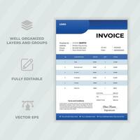 Invoice minimal design template,modern and professional minimal business invoice template vector,Minimal Corporate Business Invoice design vector