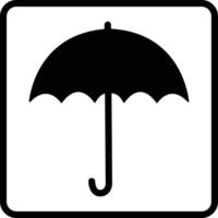 keep dry umbrella symbol in flat style icons with frame. Isolated on transparent background .cardboard boxes or packaging of goods such as warning signs logotype vector for apps and website