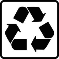 recycle symbol in flat style icons with frame. Isolated on transparent background .cardboard boxes or packaging of goods such as warning signs logotype vector for apps and website