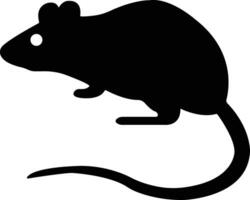 ratón animal icono en de moda plano estilo. aislado en transparente antecedentes. rata, ratones firmar símbolos diseño utilizar vector para aplicaciones y sitio web