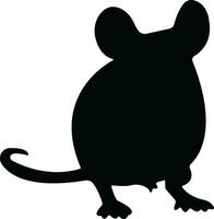 mouse animal icon in trendy flat style. isolated on transparent background. rat, mice sign symbols design use vector for apps and website