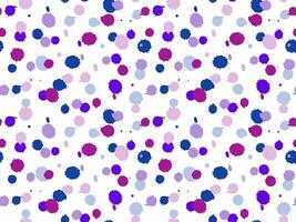 Seamless pattern of drops , splashes of multicolored ink on a white background vector