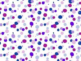 Seamless pattern of drops , splashes of multicolored ink on a white background vector