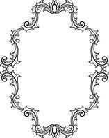 Classic ornament frame. vector illustration