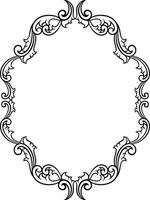 Classic ornament frame. vector illustration