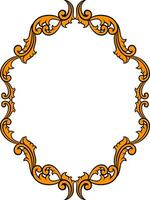 Classic ornament frame. vector illustration