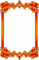 Classic ornament frame. vector illustration