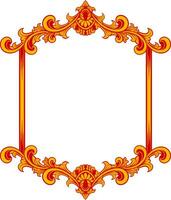 Classic ornament frame. vector illustration