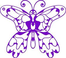 Beautiful butterfly. vector illustration