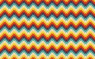 Retro vintage seamless pattern. Geometric classic pattern in retro colorful style color palette vector