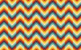 Retro vintage seamless pattern. Geometric classic pattern in retro colorful style color palette vector