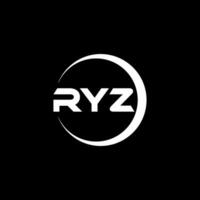 RYZ Letter Logo Design, Inspiration for a Unique Identity. Modern Elegance and Creative Design. Watermark Your Success with the Striking this Logo. vector