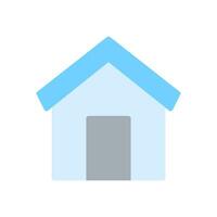 home icon flat style vector