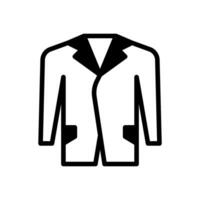suit icon solid style vector