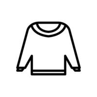 sweater icon line style vector