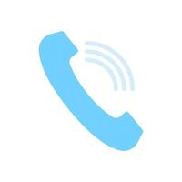 phone call icon flat style vector