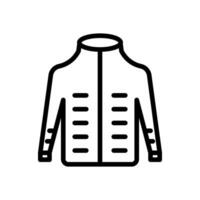 chaqueta icono línea estilo vector