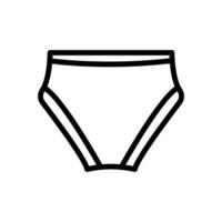underpants icon line style vector