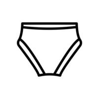 underpants icon line style vector