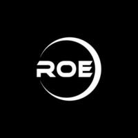 ROE Letter Logo Design, Inspiration for a Unique Identity. Modern Elegance and Creative Design. Watermark Your Success with the Striking this Logo. vector