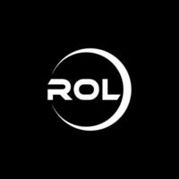 ROL Letter Logo Design, Inspiration for a Unique Identity. Modern Elegance and Creative Design. Watermark Your Success with the Striking this Logo. vector