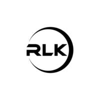RLK Letter Logo Design, Inspiration for a Unique Identity. Modern Elegance and Creative Design. Watermark Your Success with the Striking this Logo. vector