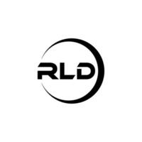 RLD Letter Logo Design, Inspiration for a Unique Identity. Modern Elegance and Creative Design. Watermark Your Success with the Striking this Logo. vector