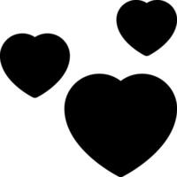 this icon or logo hearts icon or other where it explains the symbols or elements about feelings or forms of love etc and be used for web,  application and logo design vector