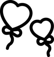 this icon or logo hearts icon or other where it explains the symbols or elements about feelings or forms of love etc and be used for web,  application and logo design vector