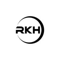 RKH Letter Logo Design, Inspiration for a Unique Identity. Modern Elegance and Creative Design. Watermark Your Success with the Striking this Logo. vector