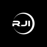 rji letra logo diseño, inspiración para un único identidad. moderno elegancia y creativo diseño. filigrana tu éxito con el sorprendentes esta logo. vector