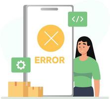 Failing and Error Concepts vector