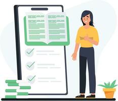 Online learning and Education vector