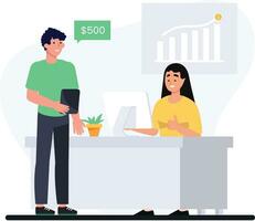Banking and Financial Activities vector