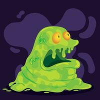 Isolated cute colored monster character Vector illustration