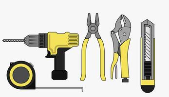 vector herramienta mecánico ,llave inglesa ese es fácil a usar.