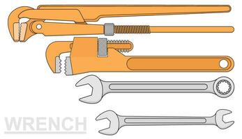 Vector wrench can be used in many ways. Lay out the layers orderly.