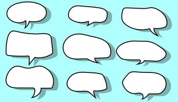 Illustration of spaces for text input. vector