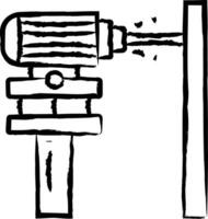 Laser Measurement hand drawn vector illustrations