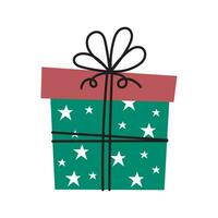 gift box with ribbon vector